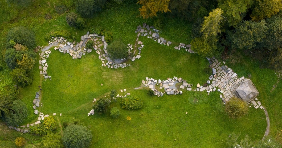 Geologická expozice v informačním středisku CHKO Jeseníky.